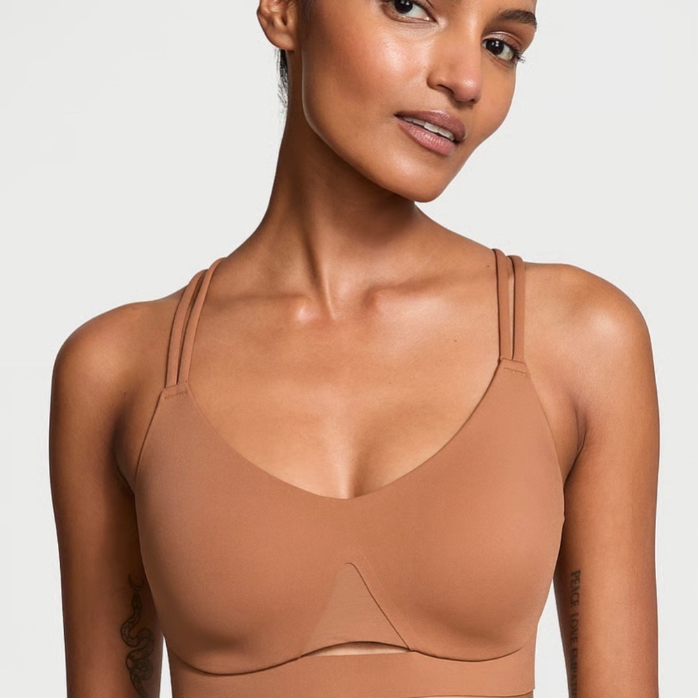 Victoria's Secret Smooth Double-Strap Bra - Tan XS